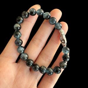 ✨Rare Aquamarine Black Flash Bracelet